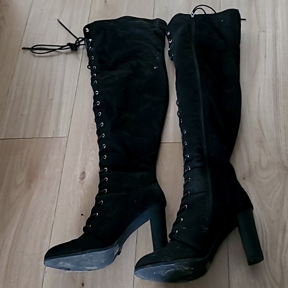 Fashion Nova Over The Knee Boots